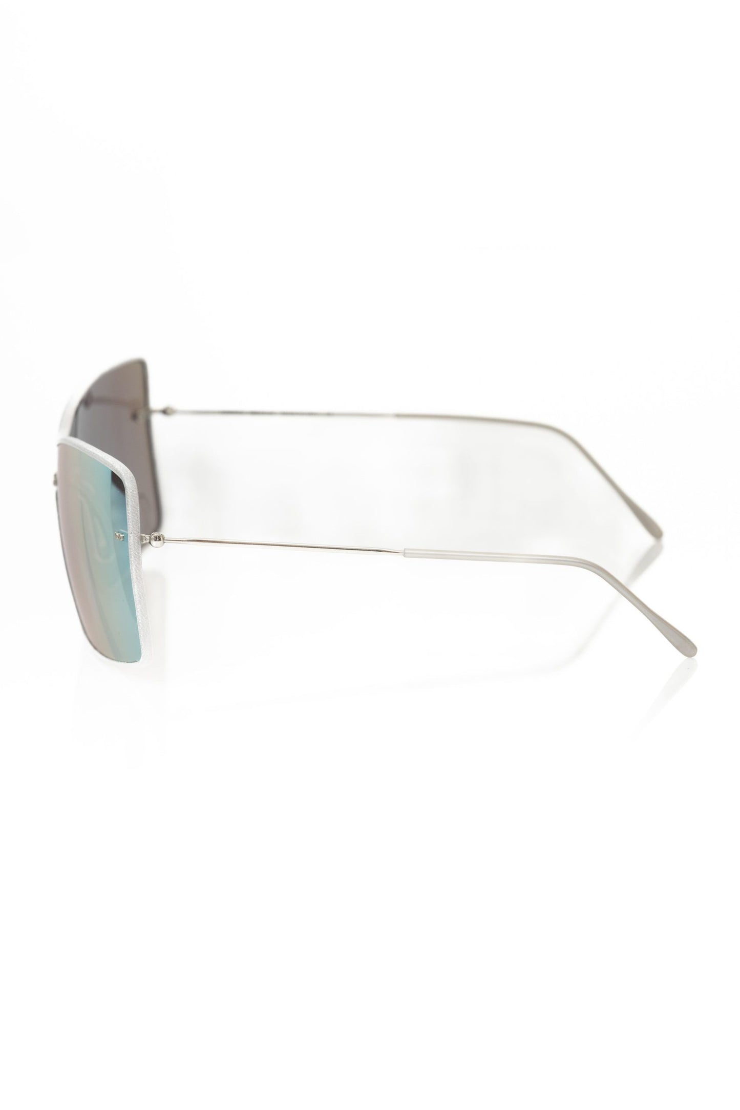 Silver Metallic Fibre Women Sunglasses