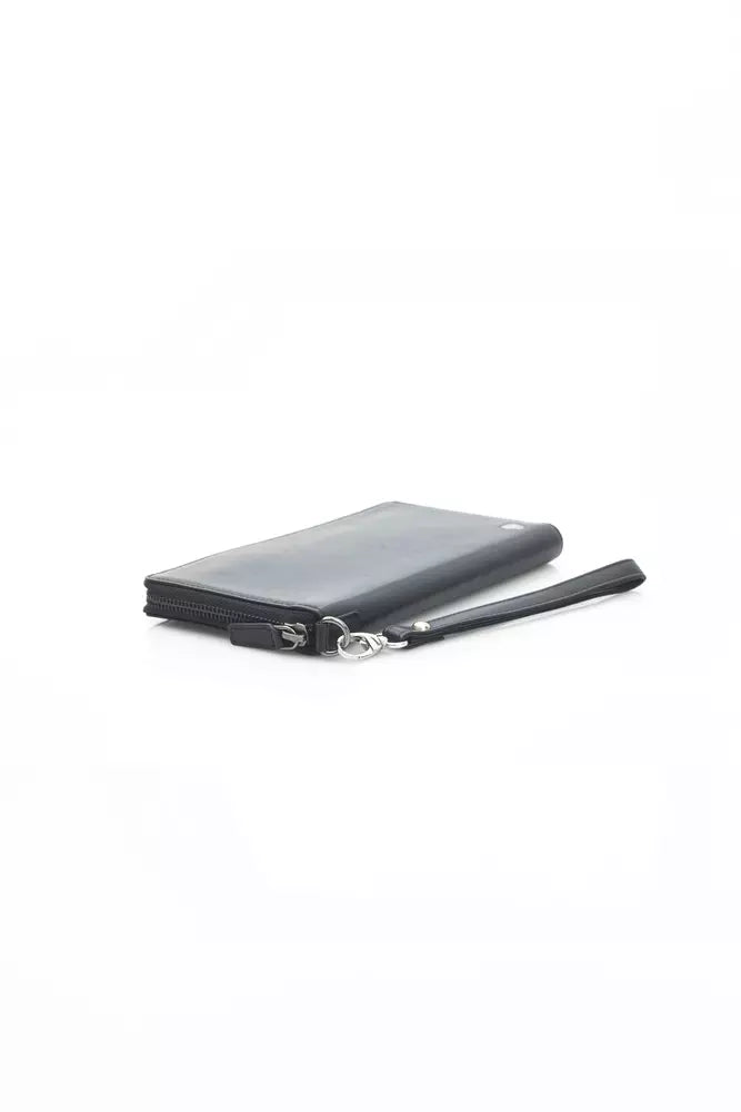 Black Calfskin Men Wallet