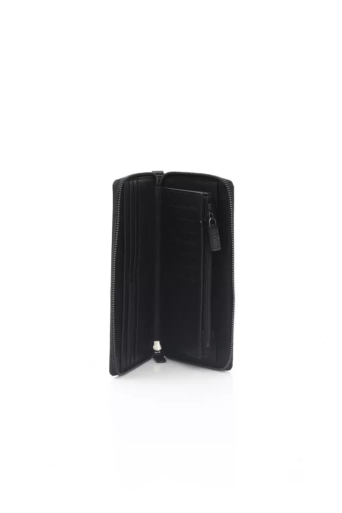 Black Calfskin Men Wallet