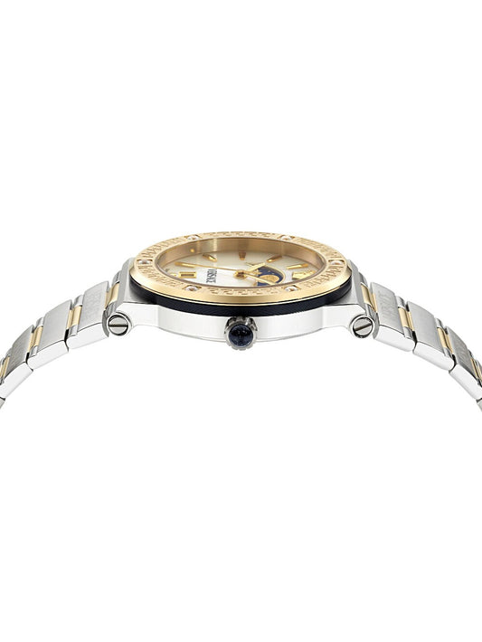 VERSACE Mod. GRECA LOGO MOONPHASE - DIAMONDS-1