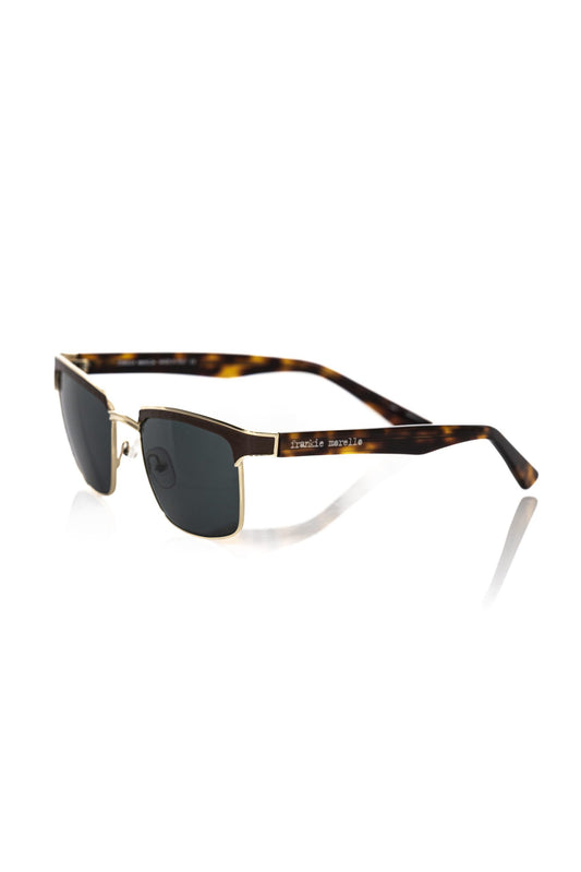 Brown Metallic Fiber Men's Sunglass
