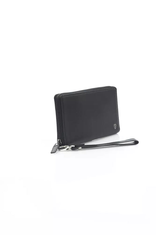 Black Calfskin Men Wallet