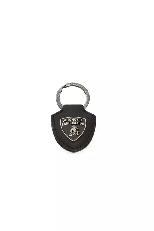 Black Other Fibres Men Keychain