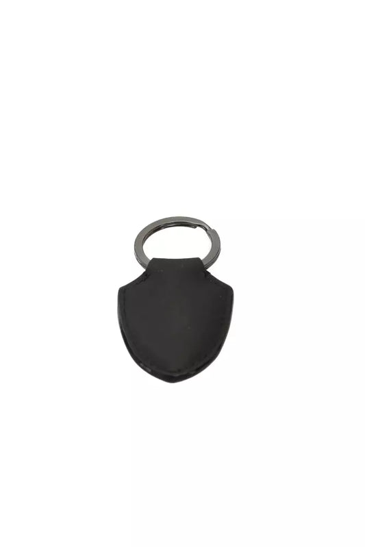 Black Other Fibres Men Keychain