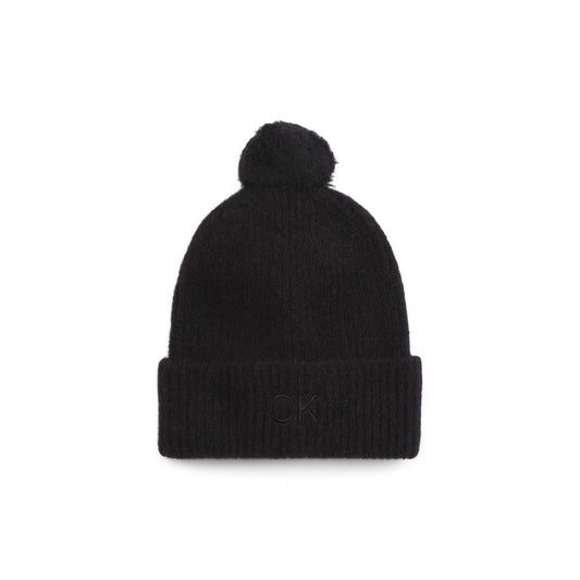 Black Alpaca Leather Hat