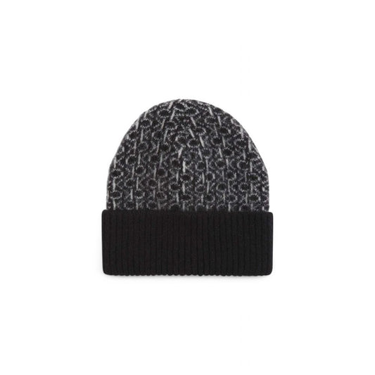Black Alpaca Leather Hat