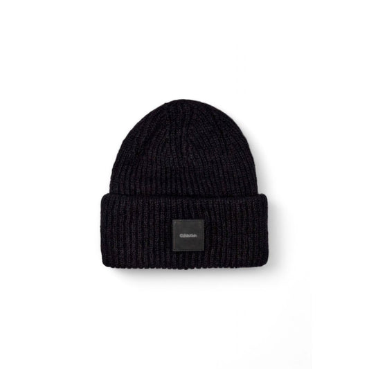 Black Alpaca Leather Hats & Cap