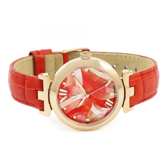 Orange Leather Watch