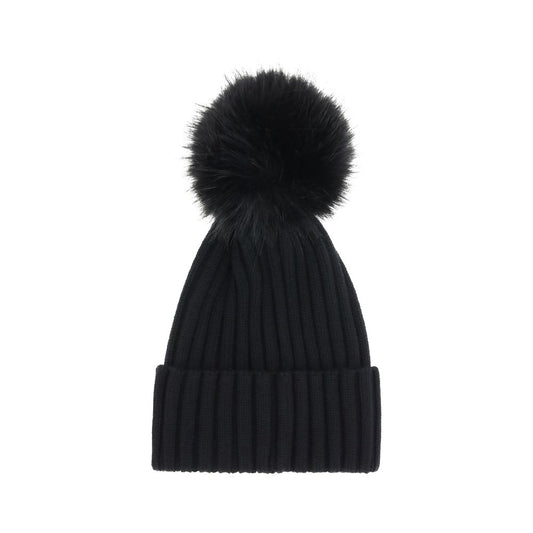 Wool pom pon Hat