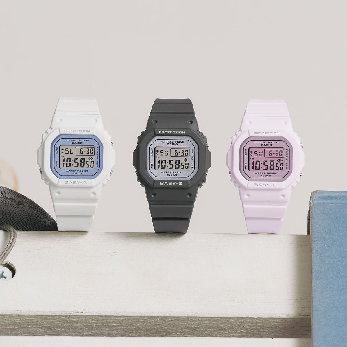 CASIO BABY-G Mod. 560 SPRING COLORS SERIE - LIGHT BLUE-4