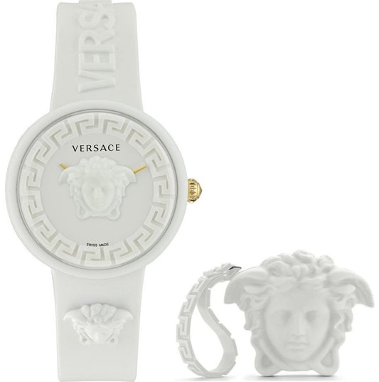 VERSACE Mod. MEDUSA POP + VERSACE WHITE SILICON PURSE-0