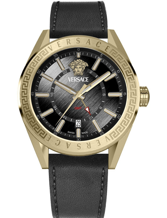 VERSACE Mod. V-CODE GMT - BLACK-0