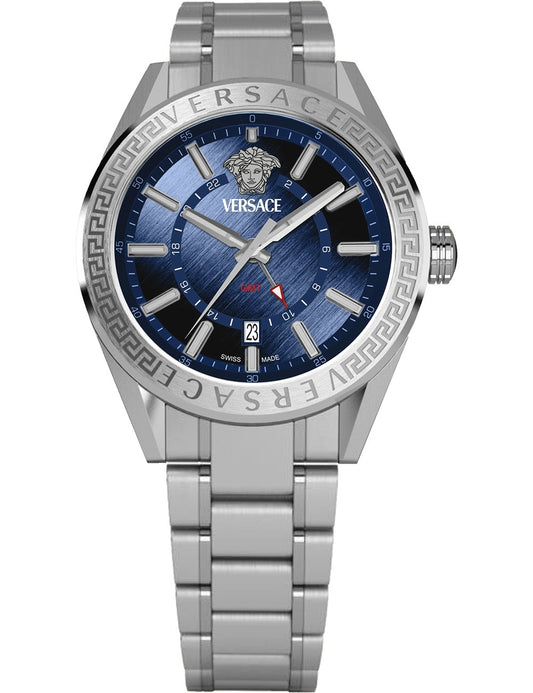 VERSACE Mod. V-CODE GMT - BLUE-0