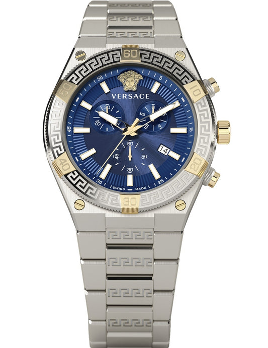 VERSACE Mod. SPORTY GRECA CHRONO - BLUE-0
